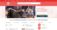 Desktop Screenshot of gutscheinbunny.de